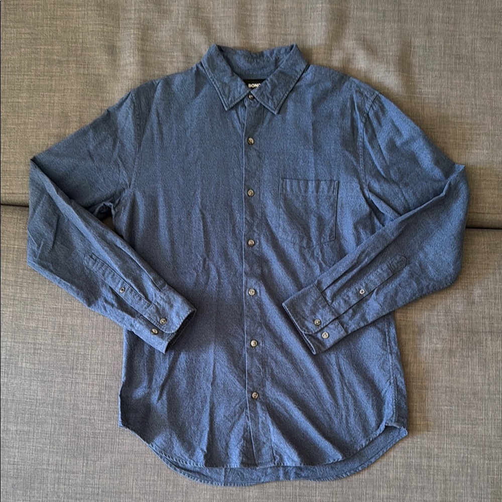 Bonobos Men's Blue Button-Up Shirt